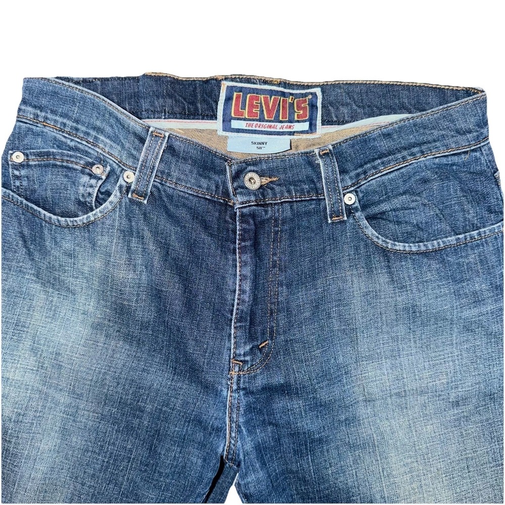 Vintage Levi's The Original Jeans Skinny Fit 511‎ Jeans Blue Denim Size 36x30